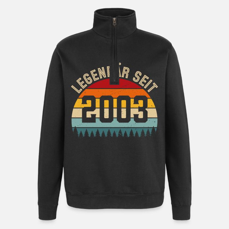 Légendaire depuis 2003 – Millésime 2003 - Sweat à zip 1/4 - noir