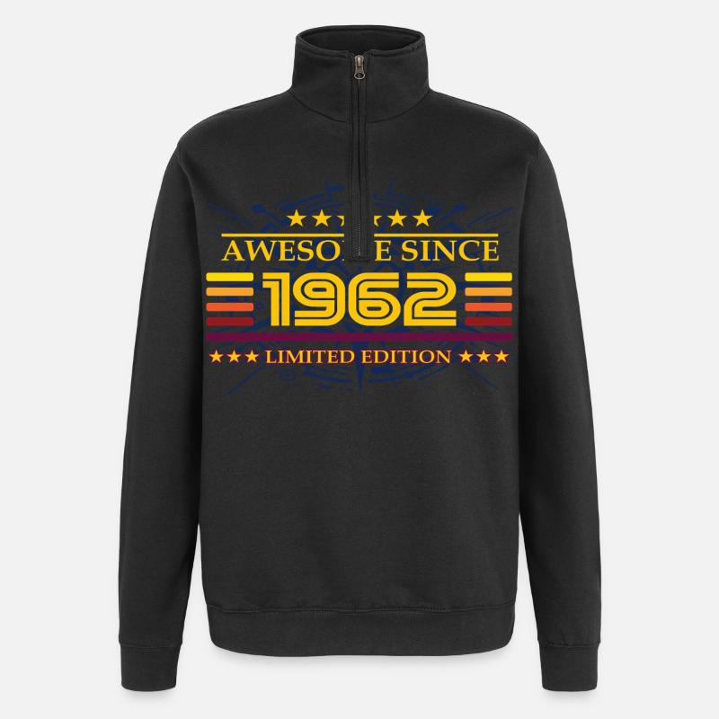 Génial depuis 1962 Édition limitée - Sweat à zip 1/4 - noir