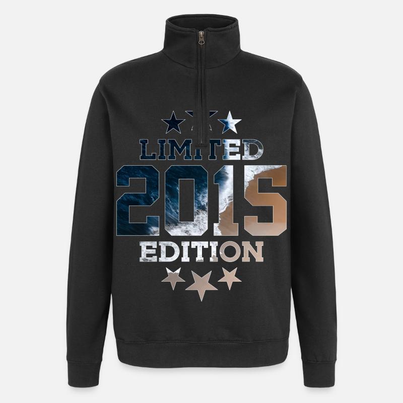 ÉDITION LIMITÉE 2015 11E ANNIVERSAIRE - Sweat à zip 1/4 - noir
