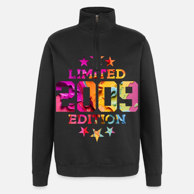 ÉDITION LIMITÉE 2009 17E ANNIVERSAIRE - Sweat à zip 1/4 - noir