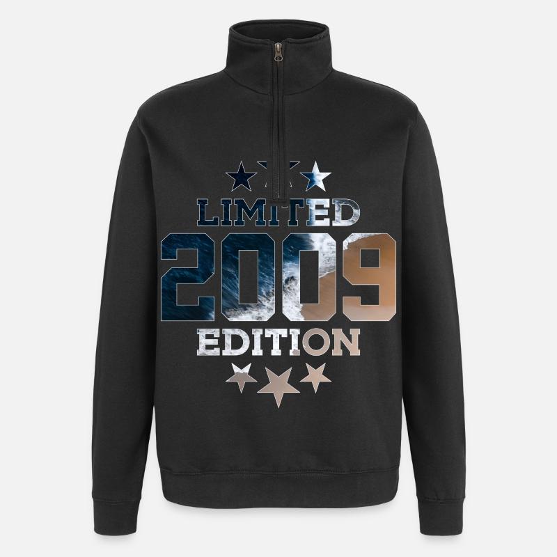 ÉDITION LIMITÉE 2009 17E ANNIVERSAIRE - Sweat à zip 1/4 - noir