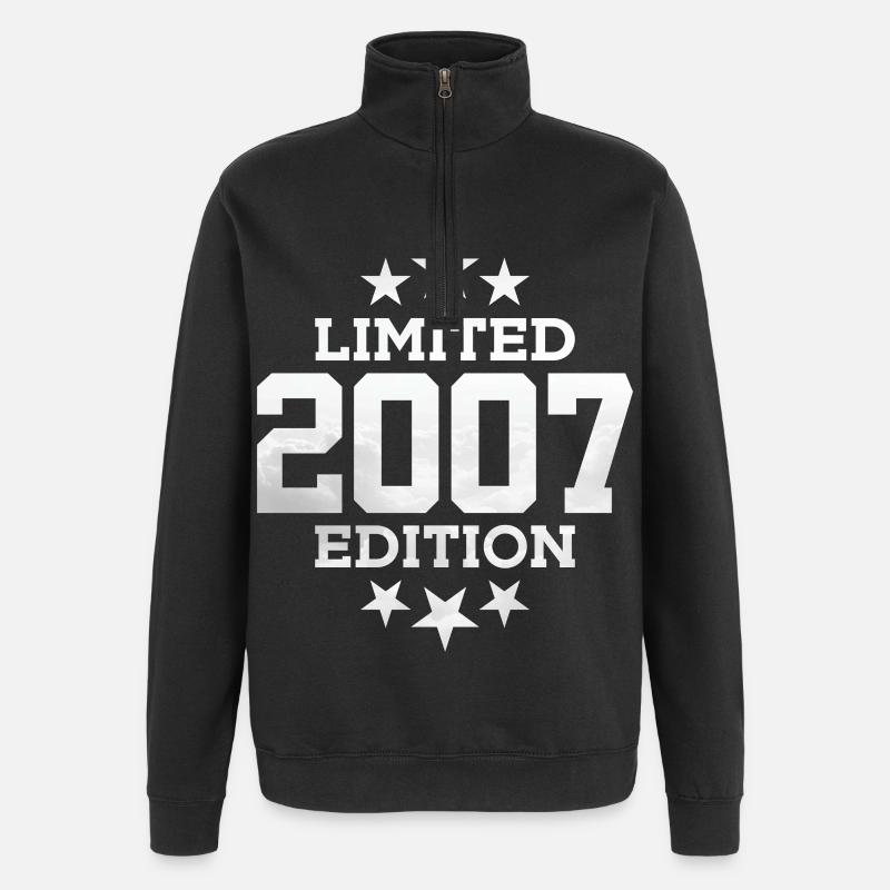 ÉDITION LIMITÉE 2007 19E ANNIVERSAIRE - Sweat à zip 1/4 - noir