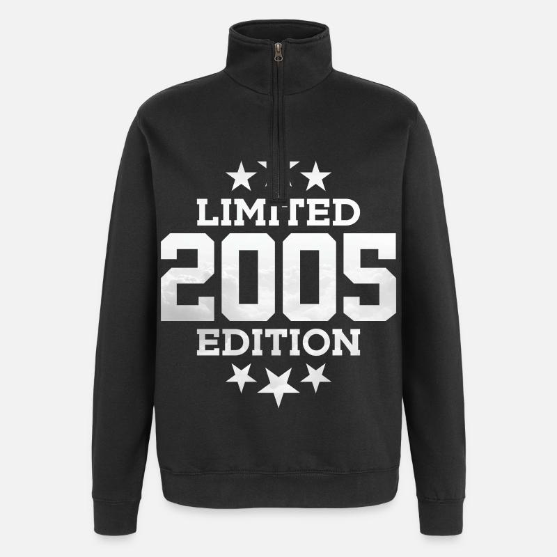ÉDITION LIMITÉE 21E ANNIVERSAIRE 2005 - Sweat à zip 1/4 - noir
