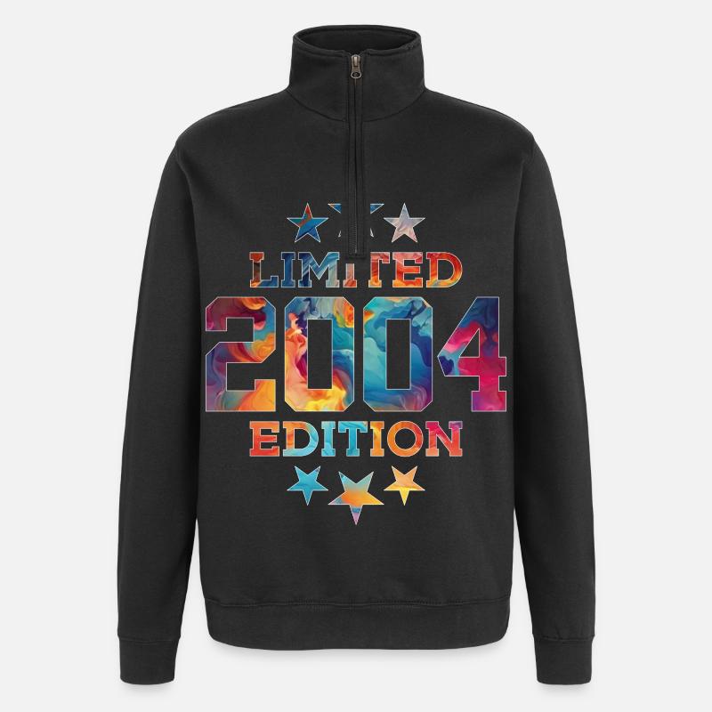 LIMITED EDITION 2004 22ND BIRTHDAY - Quarter-Zip Sweatshirt - black
