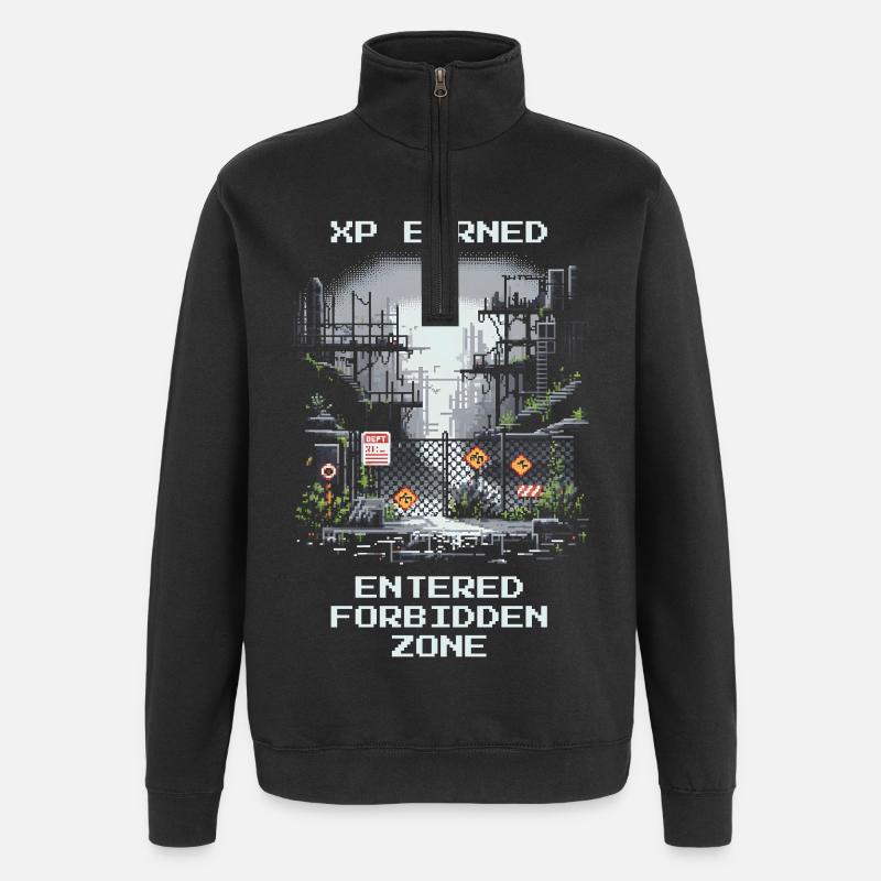 Obtenir XP : Zone interdite découverte - Sweat à zip 1/4 - noir