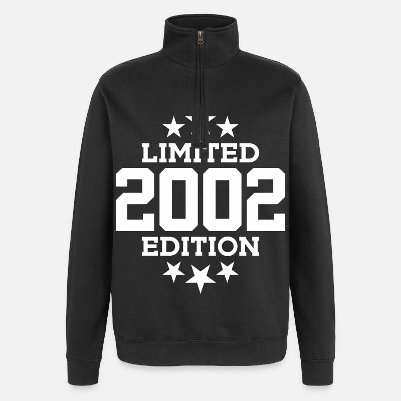ÉDITION LIMITÉE 2002 24E ANNIVERSAIRE - Sweat à zip 1/4 - noir