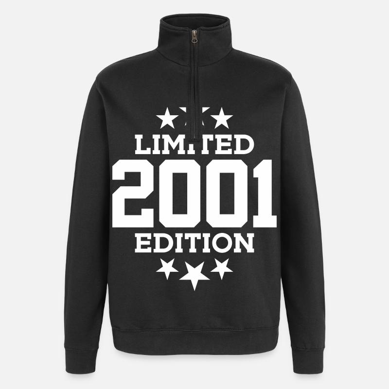 ÉDITION LIMITÉE 2001 25E ANNIVERSAIRE - Sweat à zip 1/4 - noir