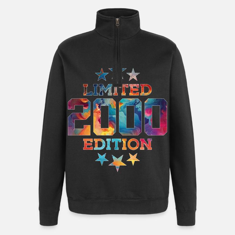 ÉDITION LIMITÉE 26E ANNIVERSAIRE 2000 - Sweat à zip 1/4 - noir