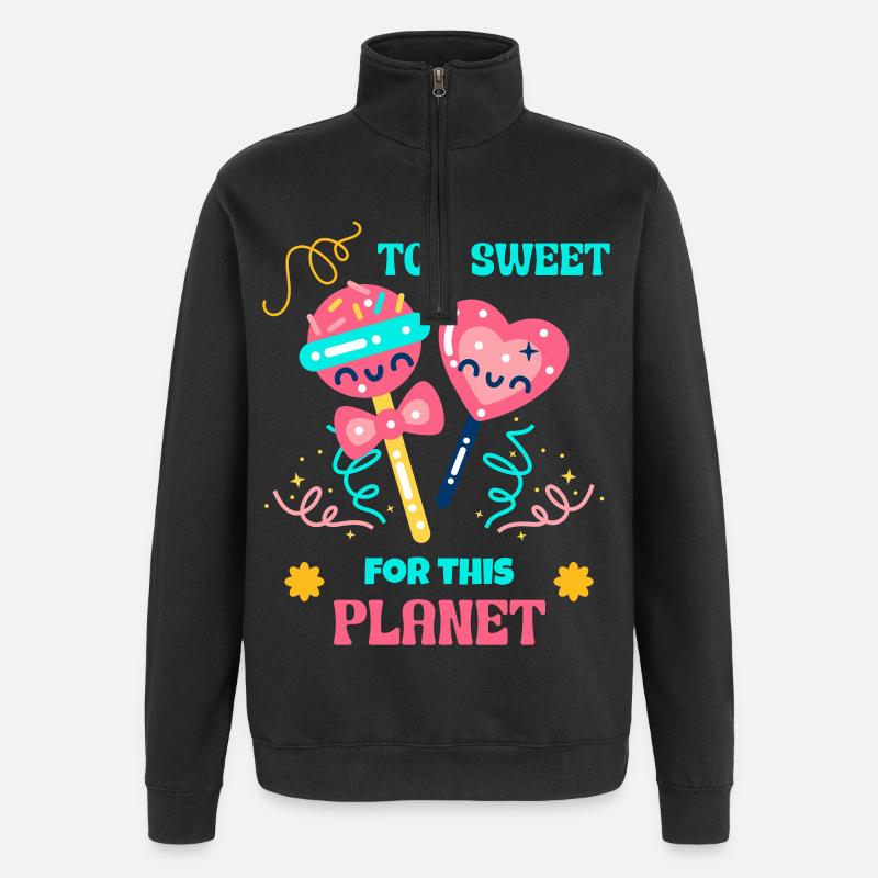 Candy Queen Candy Mode - Sweat à zip 1/4 - noir