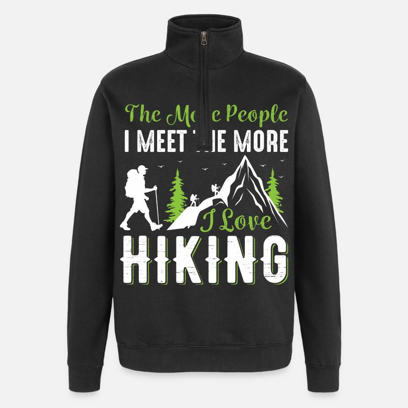 Wander - Quarter-Zip Sweatshirt - black