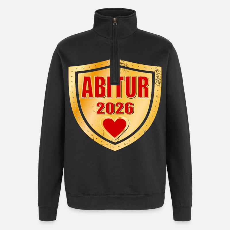 REMISE DES DIPLÔMES ABI 2026 ABITUR - Sweat à zip 1/4 - noir