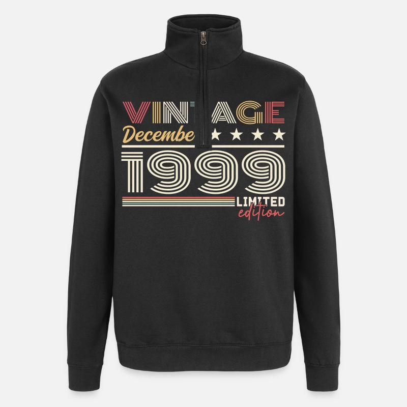 December 1999 Gift - Quarter-Zip Sweatshirt - black
