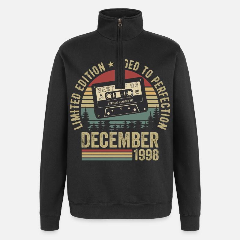 Décembre 1998 - Anniversaire Décembre 1998 - Sweat à zip 1/4 - noir