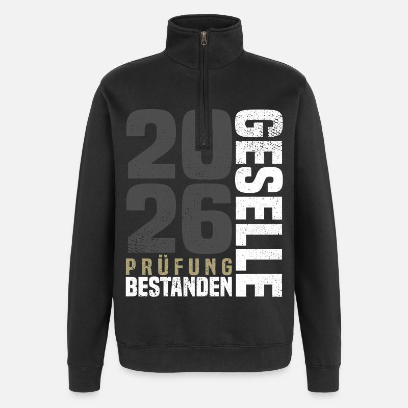 Remise des diplômes de compagnon 2026 - Sweat à zip 1/4 - noir