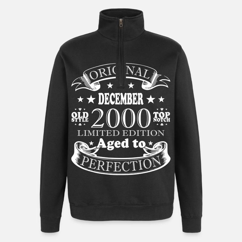 Décembre 2000 Jubilé Décembre 2000 Décembre - Sweat à zip 1/4 - noir