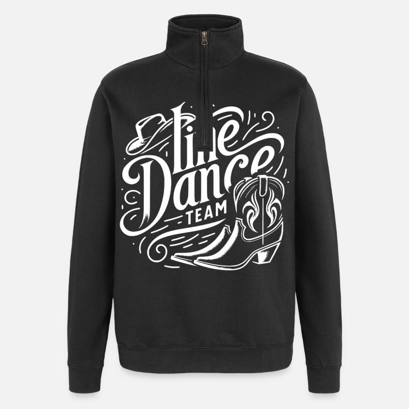 Time Dance Team - Quarter-Zip Sweatshirt - black