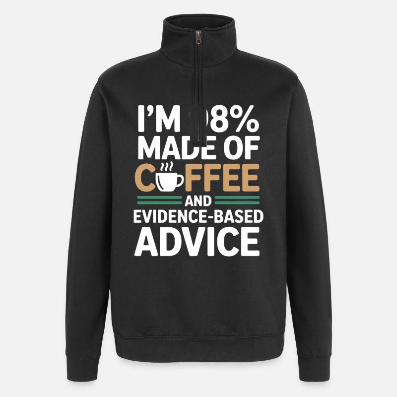 Conseils d’experts professionnels en diététicienne agréée - Sweat à zip 1/4 - noir