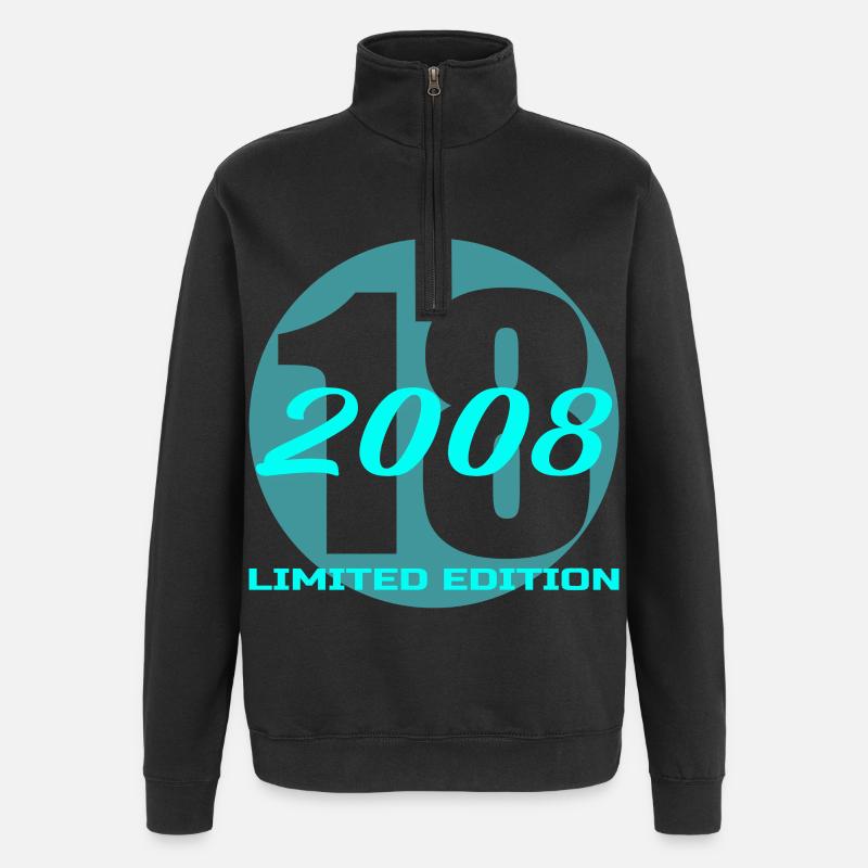 18 anniversaire 2008 Édition limitée - Sweat à zip 1/4 - noir