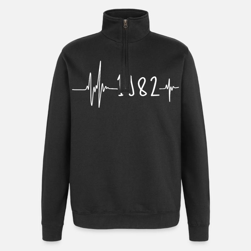 1982 - Quarter-Zip Sweatshirt - black