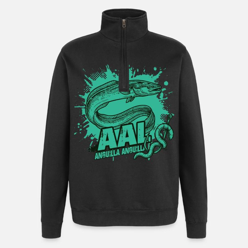 Aal – Der Jäger der Nacht - Quarter-Zip-Sweatshirt - Schwarz