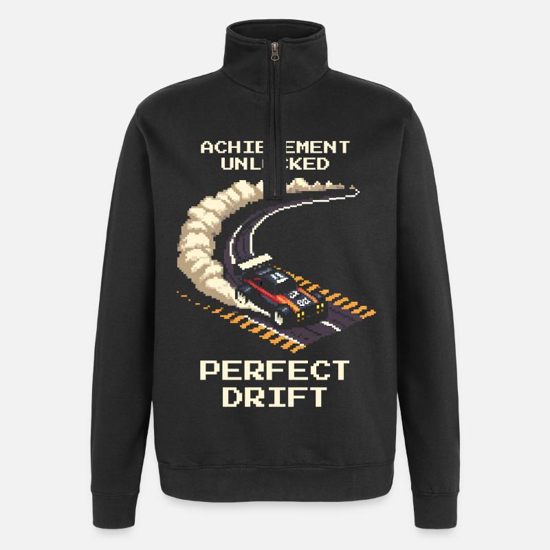 Erfolg: Perfekter Drift | RC Drift - Quarter-Zip-Sweatshirt - Schwarz