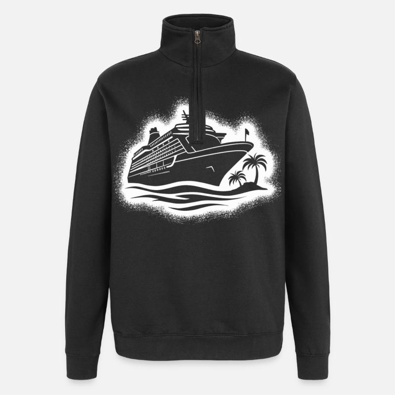Croisière Young Cruisers - Sweat à zip 1/4 - noir