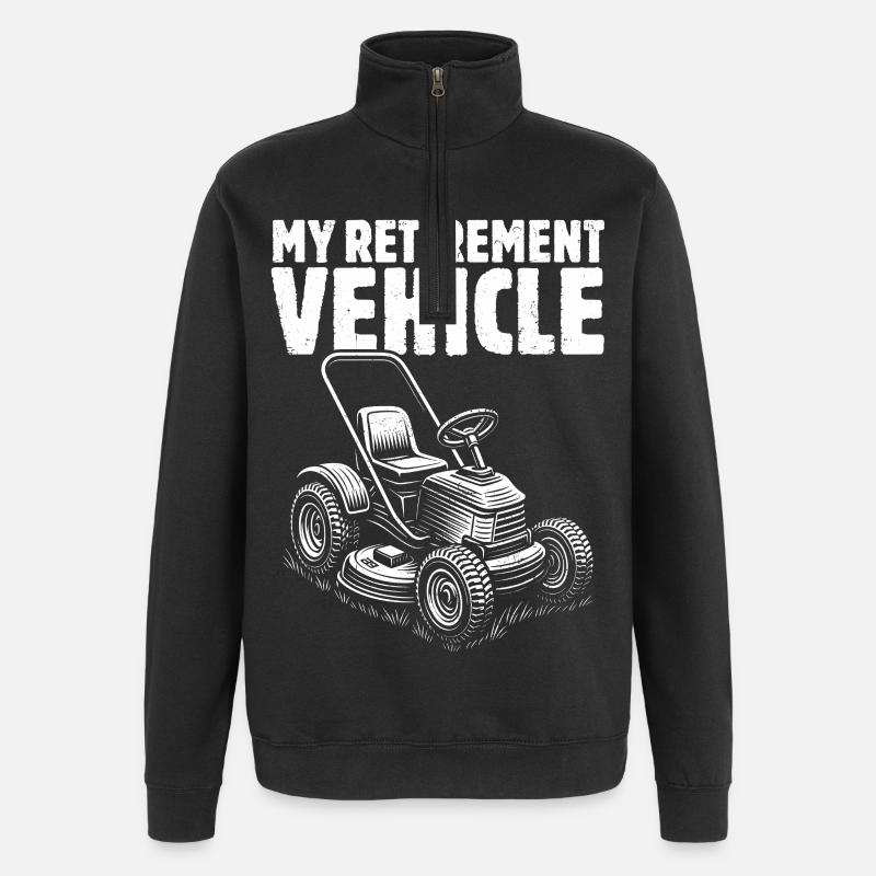 Mon véhicule de retraite - Sweat à zip 1/4 - noir