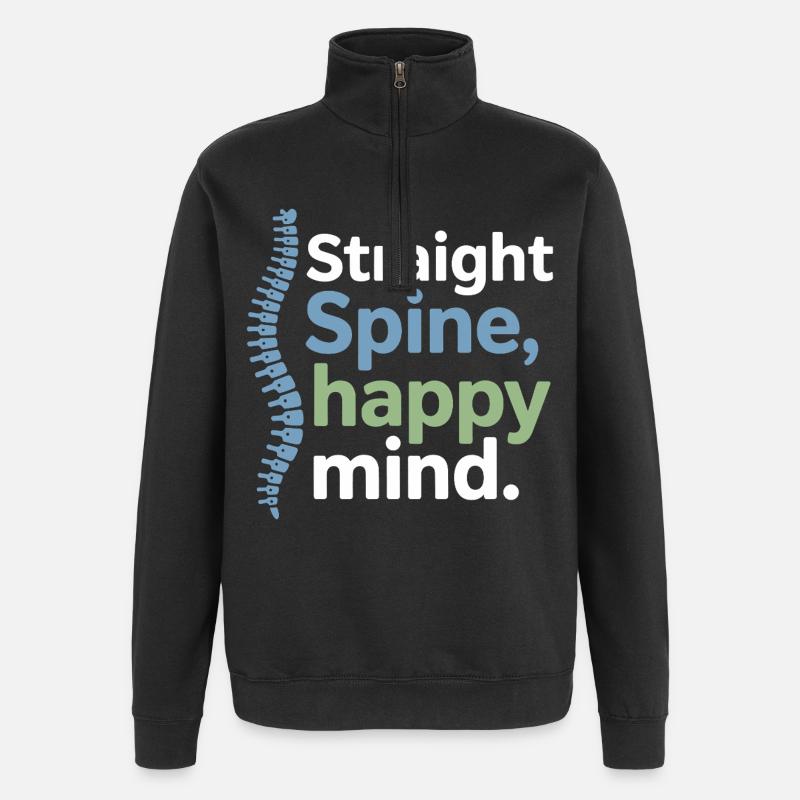 Équipement d’alignement neurospinal clinique DC agréé - Sweat à zip 1/4 - noir