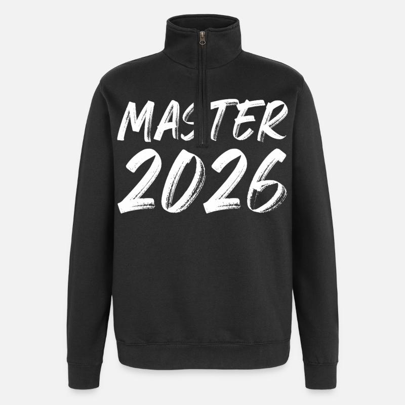 Master 2026 - Sweat à zip 1/4 - noir