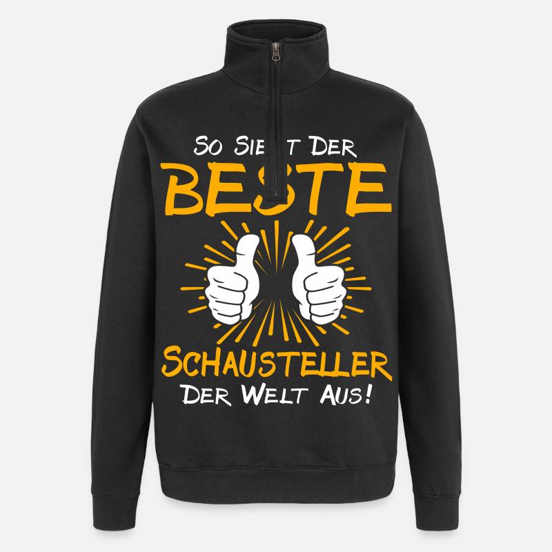 Schausteller Geschenkidee - Quarter-Zip-Sweatshirt - Schwarz