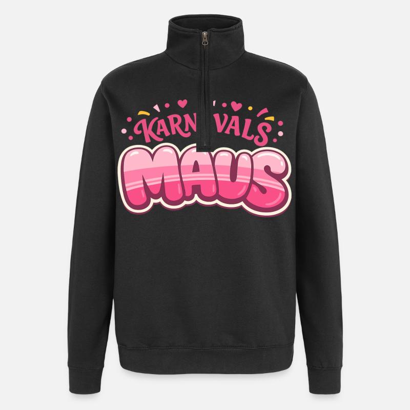Carnival Mouse Cologne – Cologne Carnival - Sweat à zip 1/4 - noir