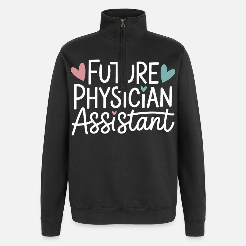 Future Physician Assistant - Quarter-Zip Sweatshirt - black