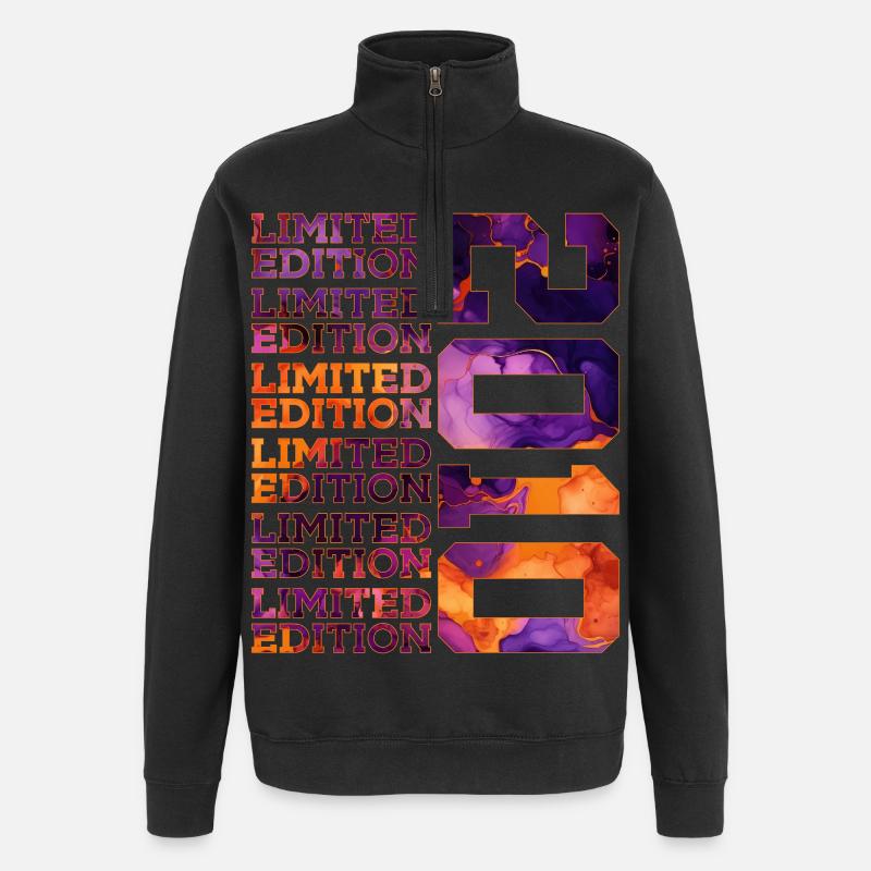 16E ANNIVERSAIRE ÉDITION LIMITÉE 2010 - Sweat à zip 1/4 - noir