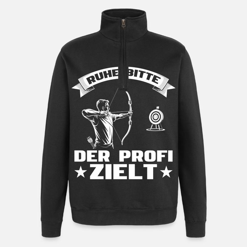 Archery The Professional Aims - Archery - Quarter-Zip Sweatshirt - black