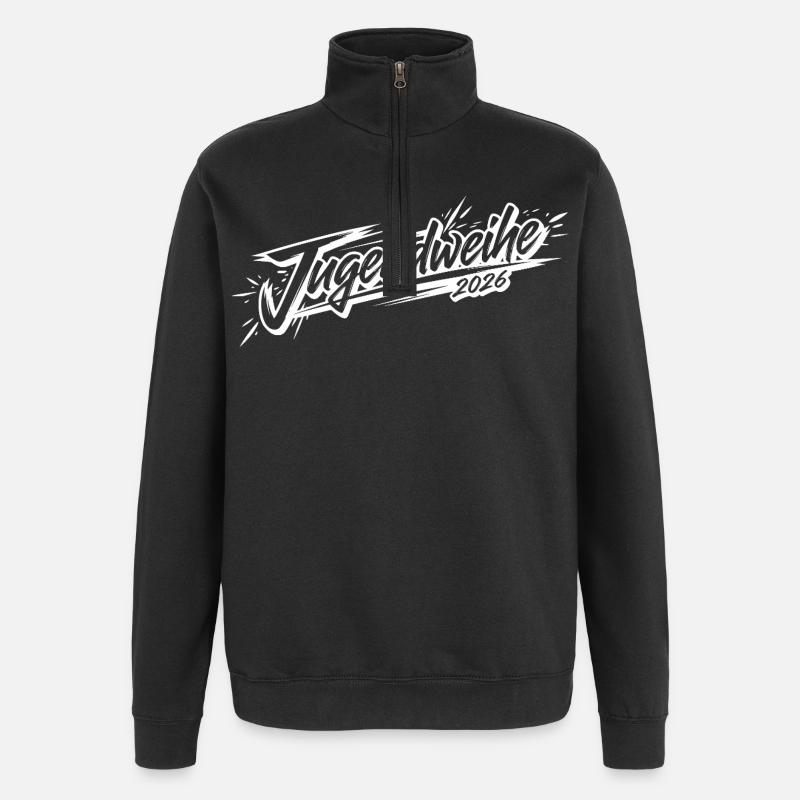 Consécration des jeunes 2026 - Sweat à zip 1/4 - noir