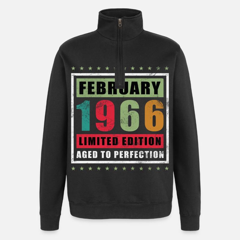 February 1966 - February 1966 Gift - Quarter-Zip Sweatshirt - black