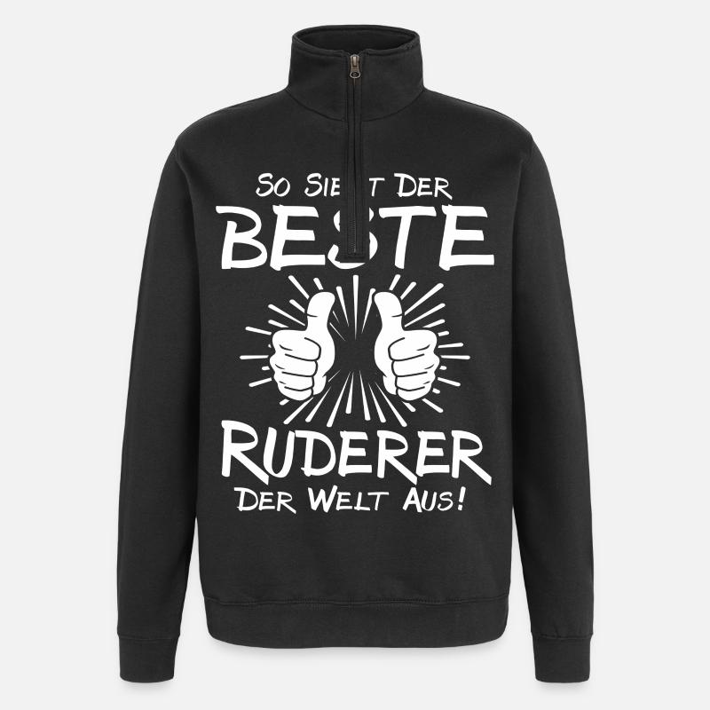 Meilleur rameur - Sweat à zip 1/4 - noir