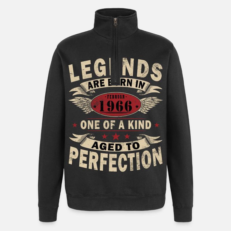 February 1966 - February 1966 Gift - Quarter-Zip Sweatshirt - black