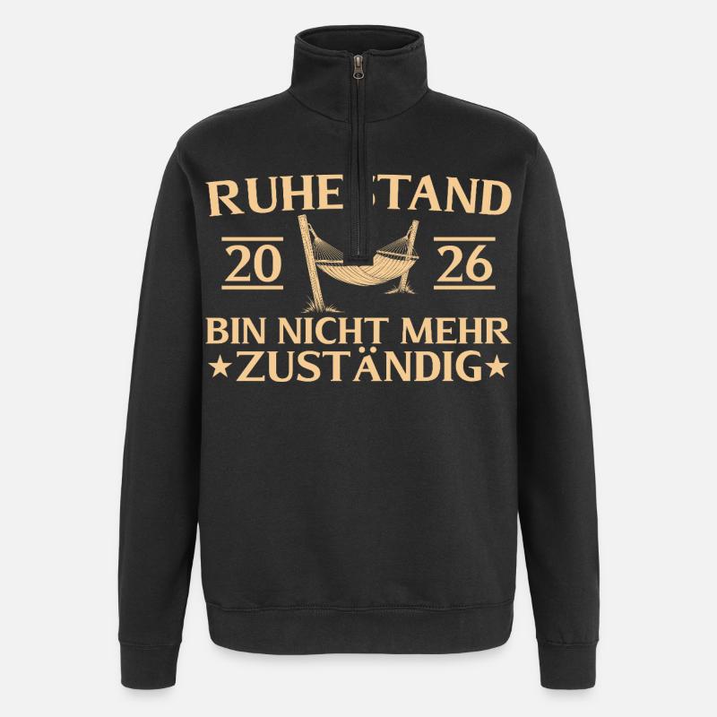 Ruhestand 2026 Abschiedsgeschenk Rente - Quarter-Zip-Sweatshirt - Schwarz