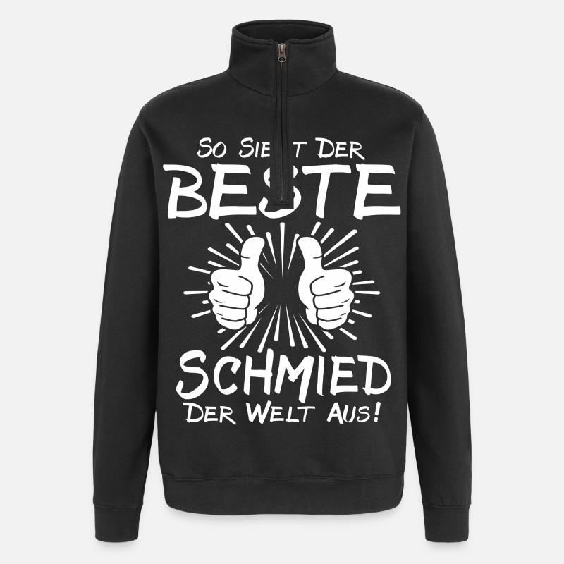 Best Blacksmith - Quarter-Zip Sweatshirt - black