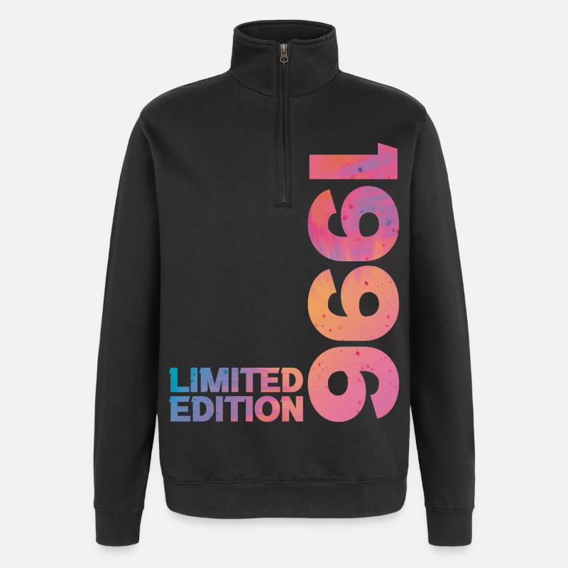 1996 30th Anniversary 30th Anniversary Gift - Quarter-Zip Sweatshirt - black