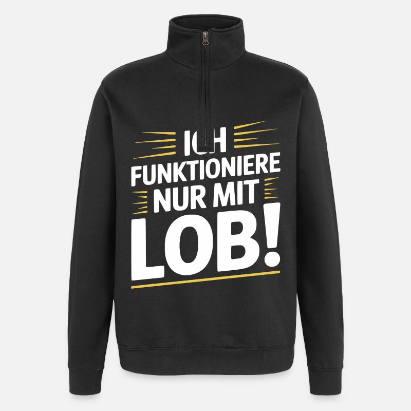 Motivation : Dire des compliments - Sweat à zip 1/4 - noir