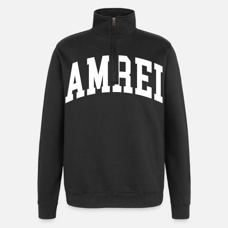 Amrei - Quarter-Zip-Sweatshirt - Schwarz