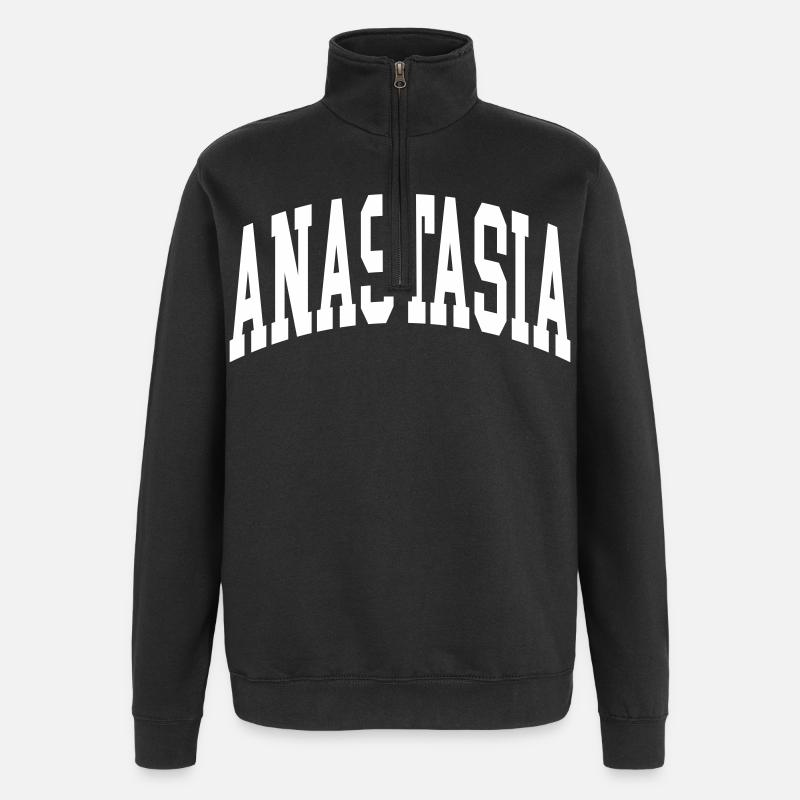 Anastasia - Sweat à zip 1/4 - noir