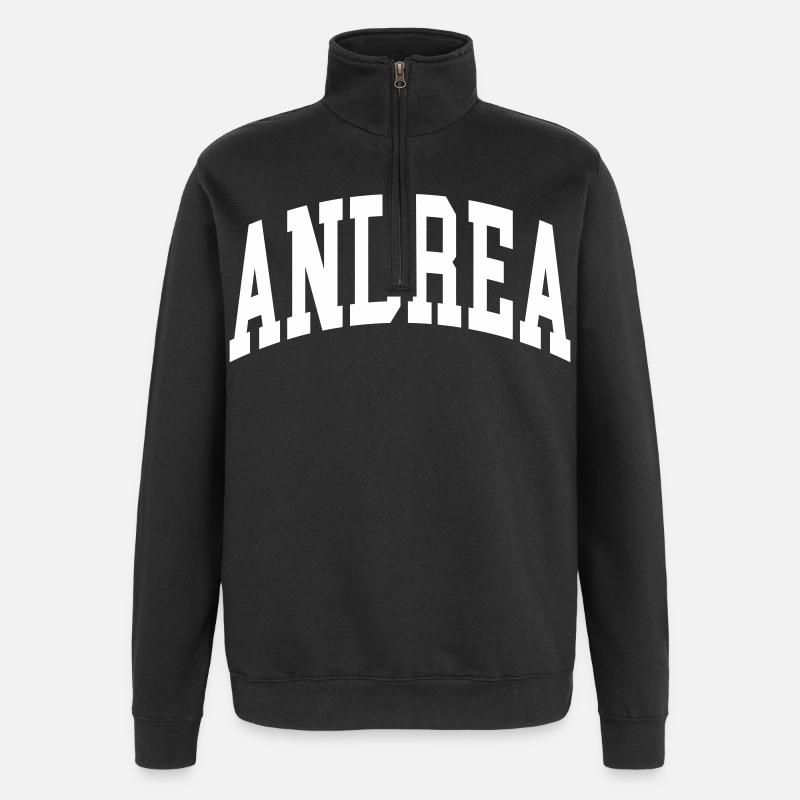 Andrea - Quarter-Zip Sweatshirt - black