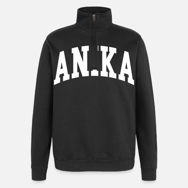 Anika - Sweat à zip 1/4 - noir