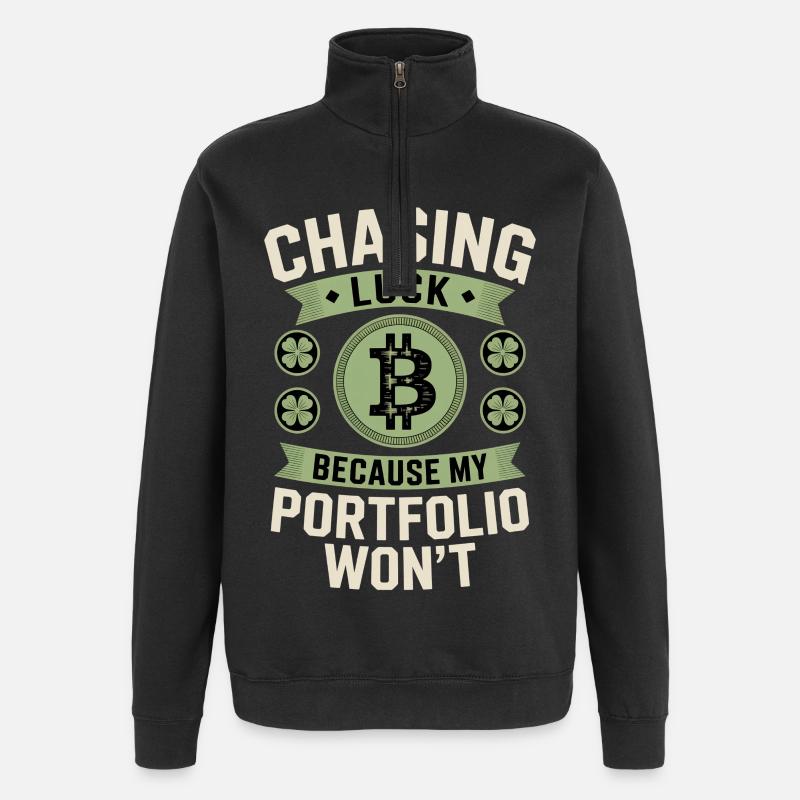 La Saint-Patrick - Sweat à zip 1/4 - noir