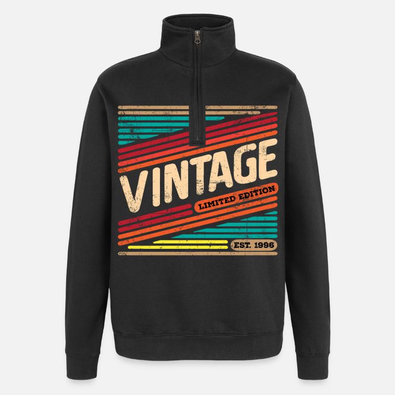 Édition limitée Millésime 1996 - Sweat à zip 1/4 - noir