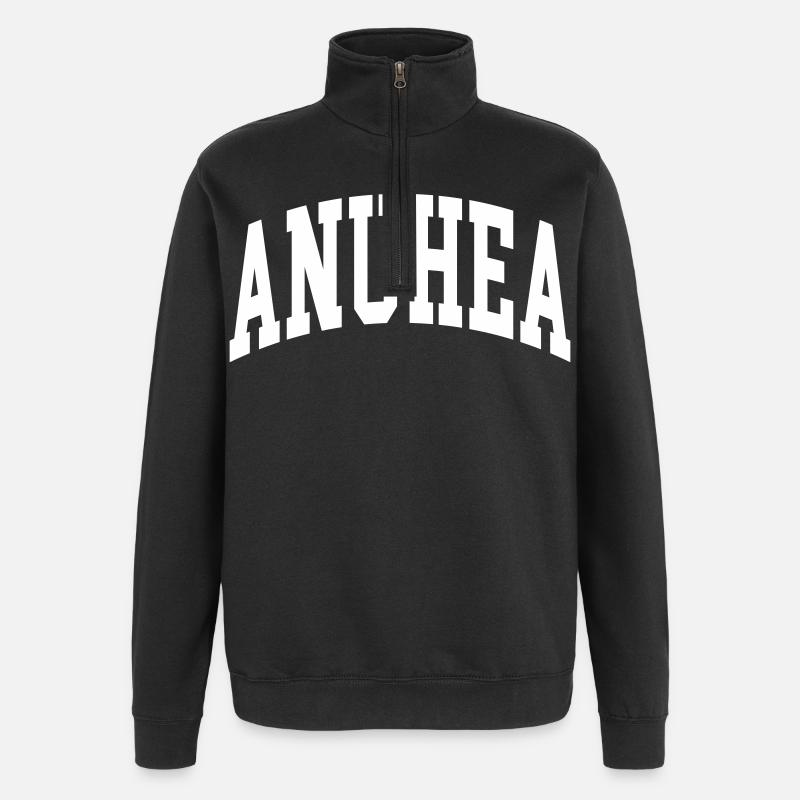 Anuhea - Sweat à zip 1/4 - noir
