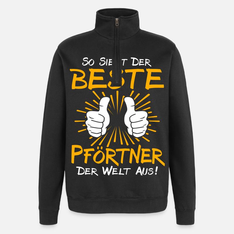 Idée cadeau Gatekeeper - Sweat à zip 1/4 - noir